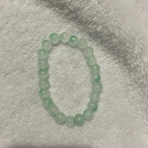 Handmade marble bead bracelet